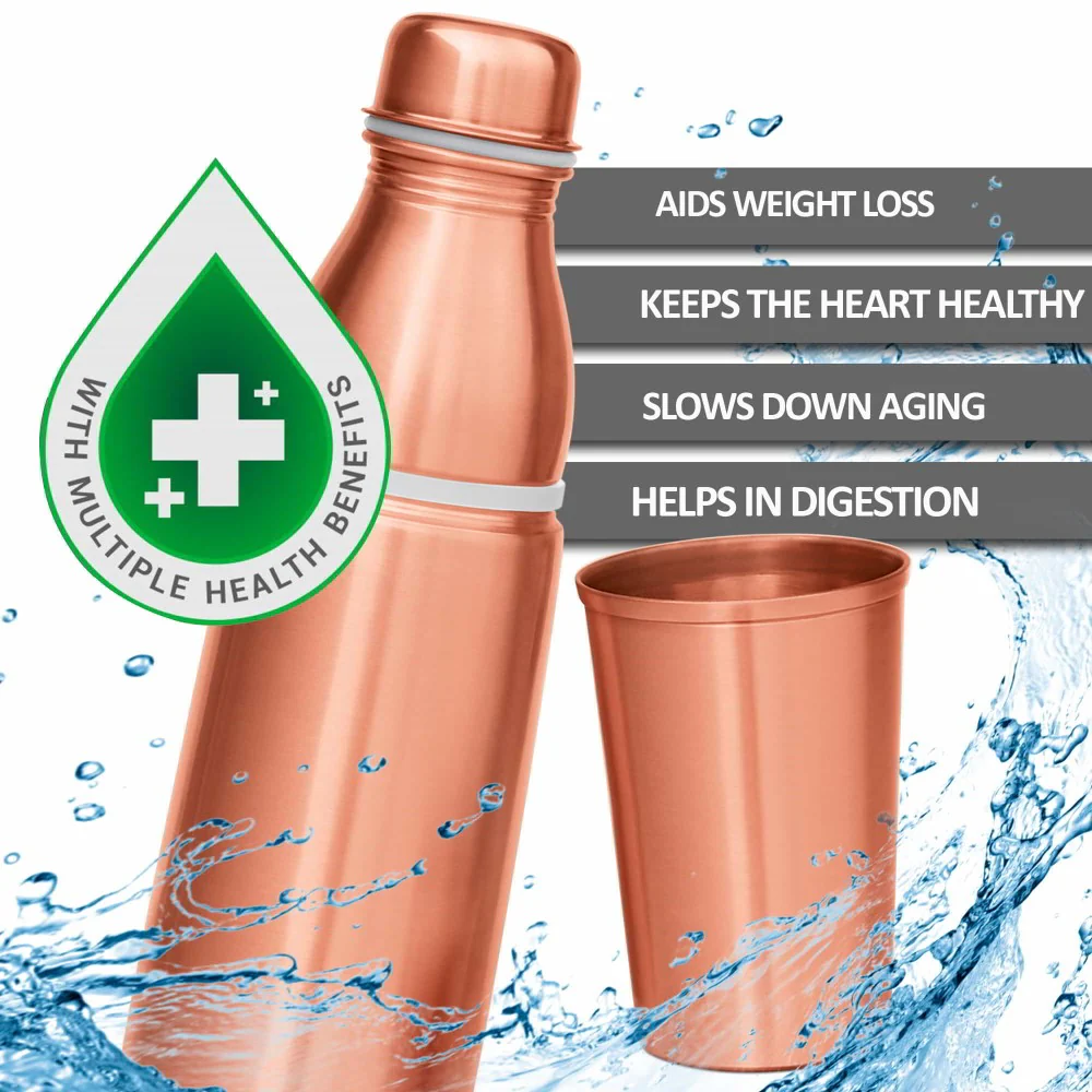 Copper Combo Water Bottle (Milton) - Image 5